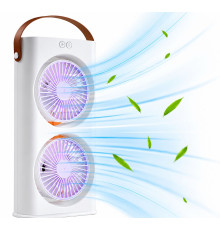 Вентилятор настольный с Пульт Double-ended Spray Fan LED подсветка(24)
