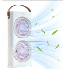 Вентилятор настольный с Пульт Double-ended Spray Fan LED подсветка(40)