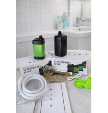 Портативный душ с насосом электрический 9000mAh полевой Lixada Походный переносной(50)