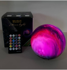 3D Moon Lamp ночник Космос со звуком и пультом 16 цветов(1)(60)