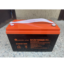 Turkishh Solar Battery АКБ GEL100-12 12V 100Ah, Аккумулятор 12в 100ah{7+16}(1)