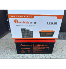 Turkishh Solar Battery АКБ GEL200-12 12V 200Ah, Аккумулятор 12в 200ah{16}(1)