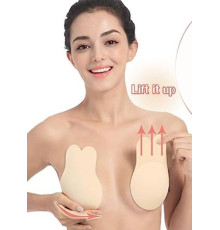 Бюстгальтер-наклейки S,L,Xl Кролики невидимый Invisible Push up Fly Bra{Н}(480)