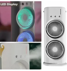 Вентилятор настольный с Пульт Double-ended Spray Fan LED подсветка{1+н}(24)