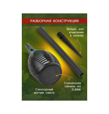 Водонепроницаемые уличные 12 LED фонари Факел  50см (2 шт) (24)