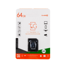Карта памяти T&G microSDXC 64 GB class 10 (Черный)