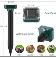 Квадратный Отпугиватель кротов и мышей для сада Garden Pro 2шт в комплект(50)