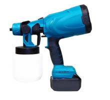 Краскопульт Синий аккум. Paint Sprayer 24v 2 аккумулятора{1}(12)