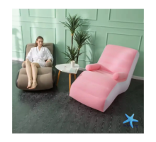 Надувной диван – кресло с подлокотниками Inflatable Coob Sofa 140х85х80 см(1)(10)
