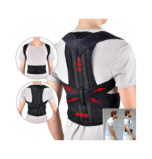 Ортопедический корсет корректор осанки Back Pain Need Help Черный(Н)(100)