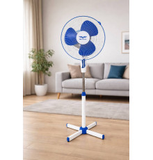 Вентилятор Напольный, 3 скорости Alfarid Fan 18дюймов Синий (4)