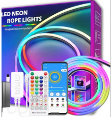 Умная гибкая LED Neon RGB неоновая лента шланг 10 метров от USB{1}(20)